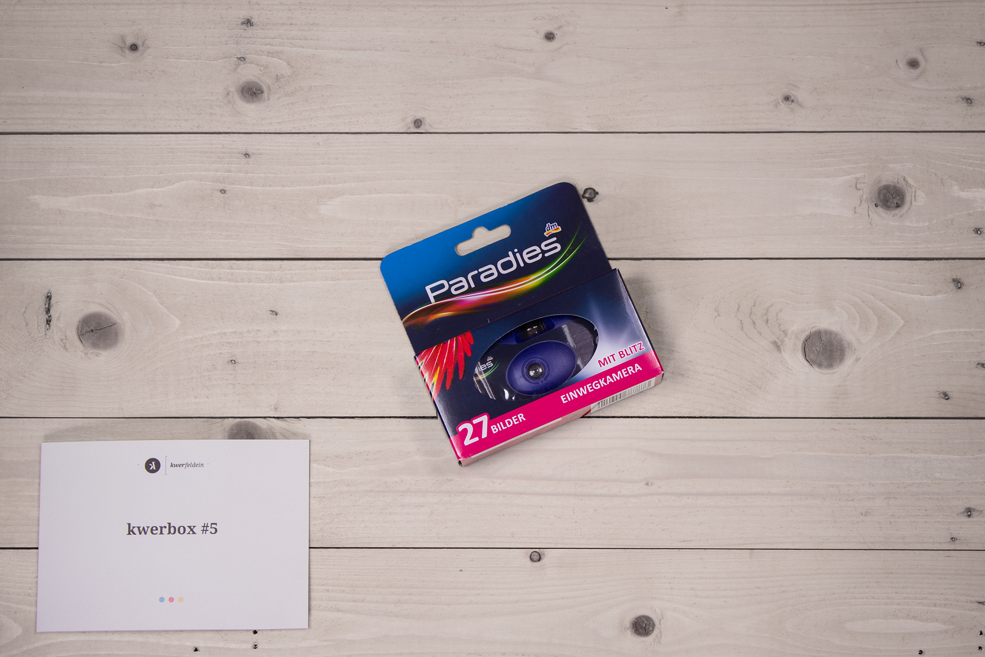 Kwerbox Nr.5 Unboxing Einwegkamera