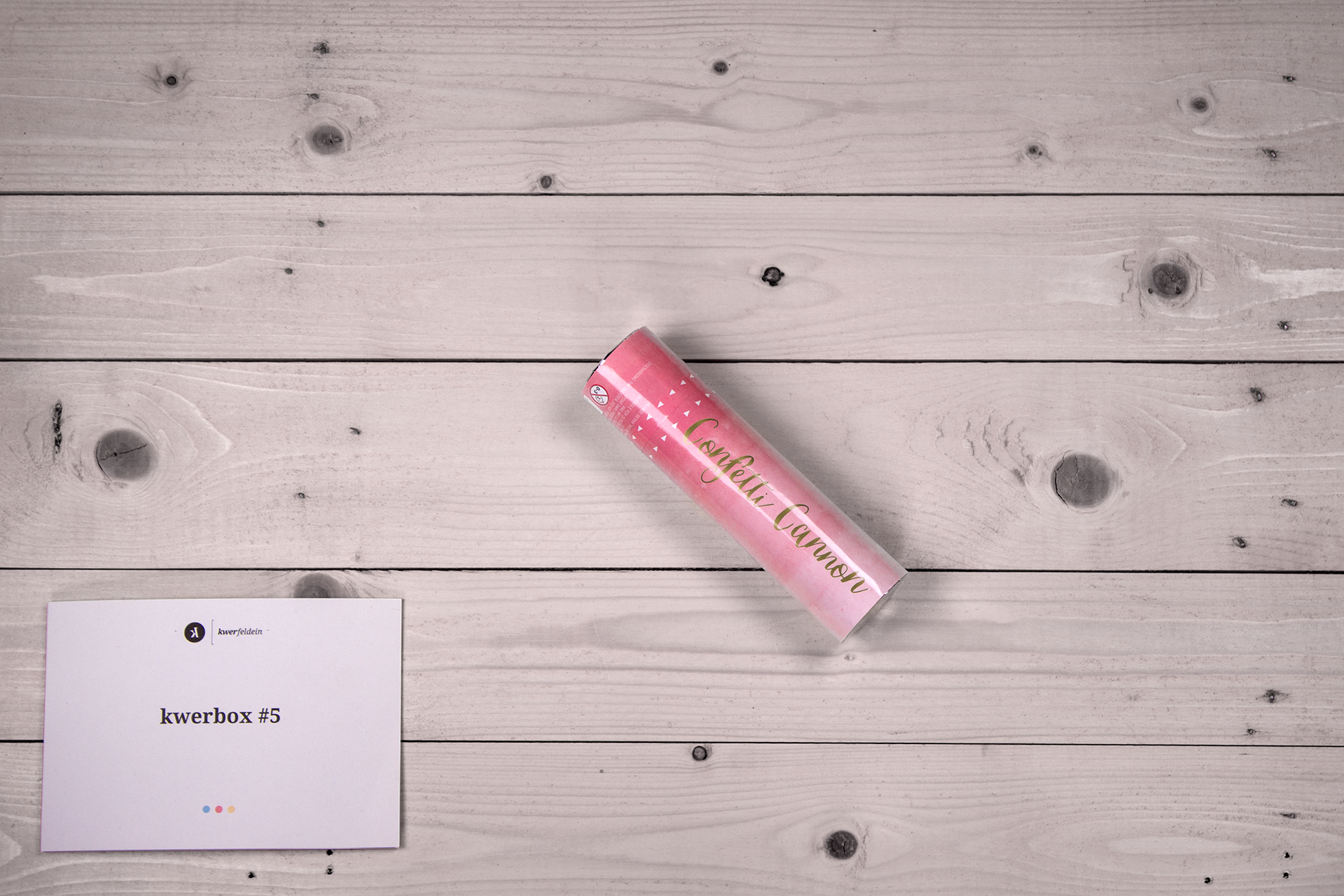 Kwerbox Nr.5 Unboxing Konfetti Kanone