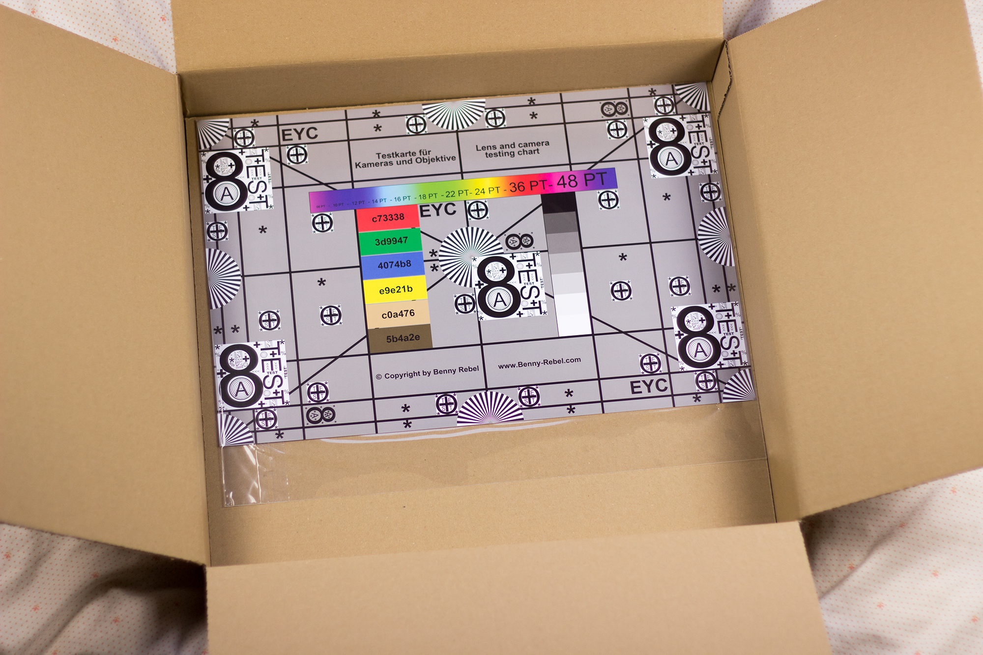 Kwerbox 6 Inhalt Messfeld Kamera Objektive