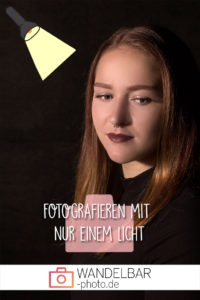 Fotografieren mit nur einem Licht