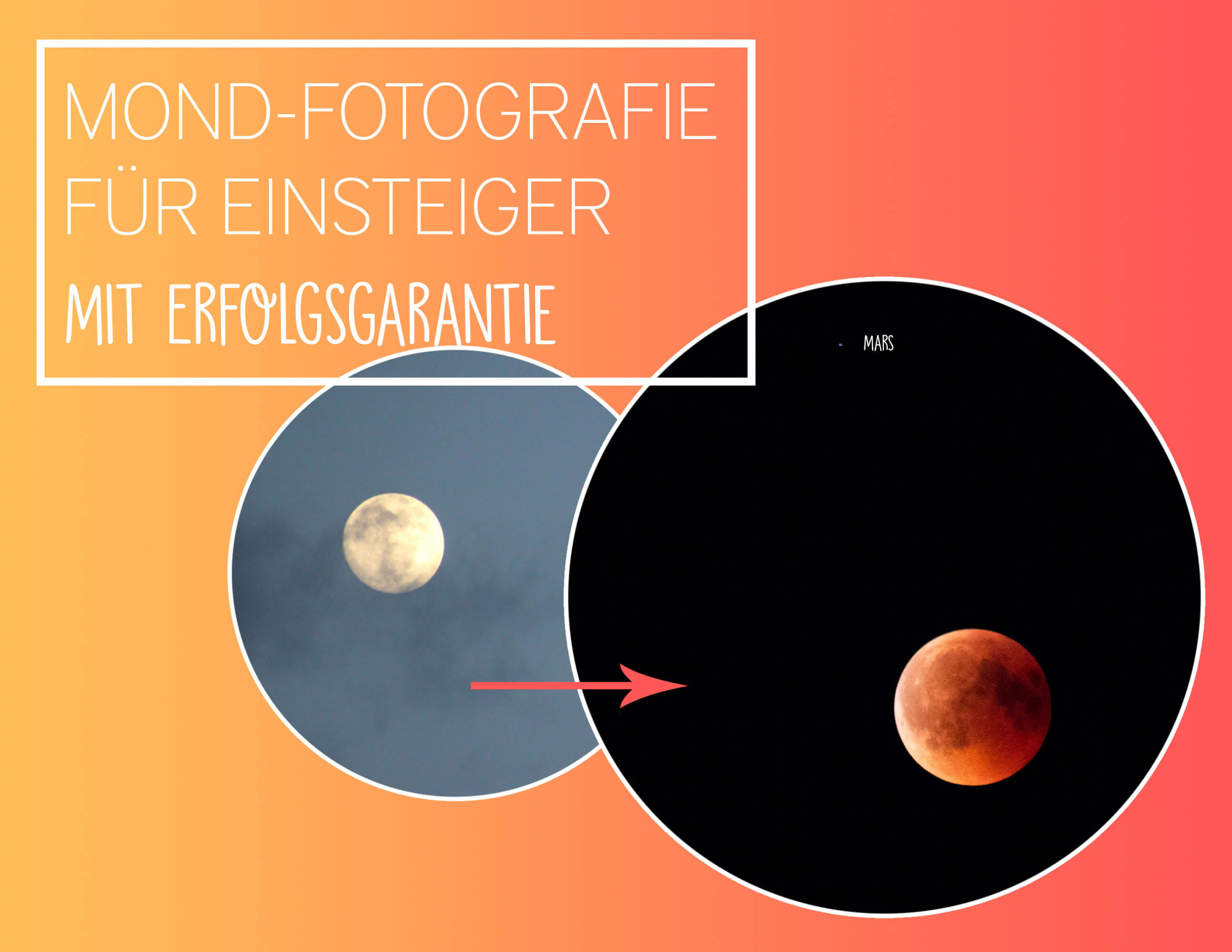 Mond-Fotografie für Anfänger