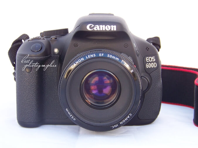 Canon EOS 600D frontal 50mm
