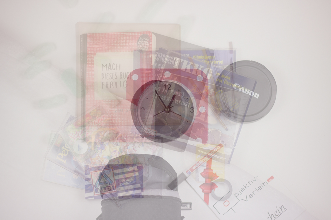 Flat Lay Doppelbelichtung