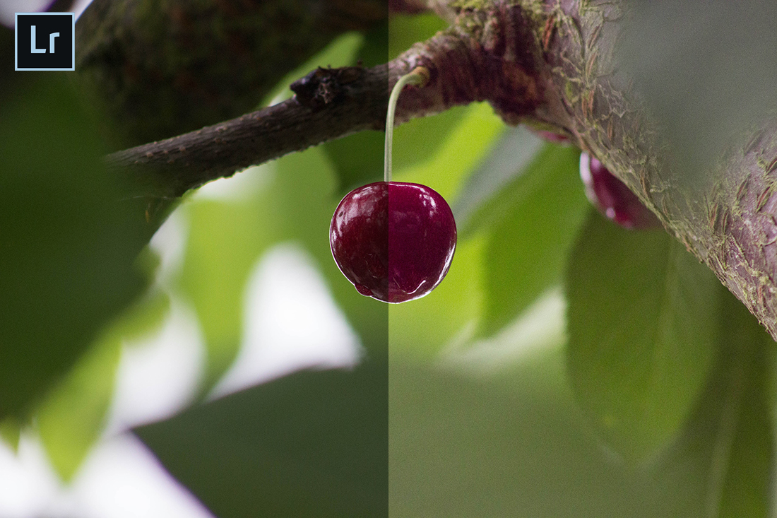 Kirsche Lightroom Bildbearbeitung