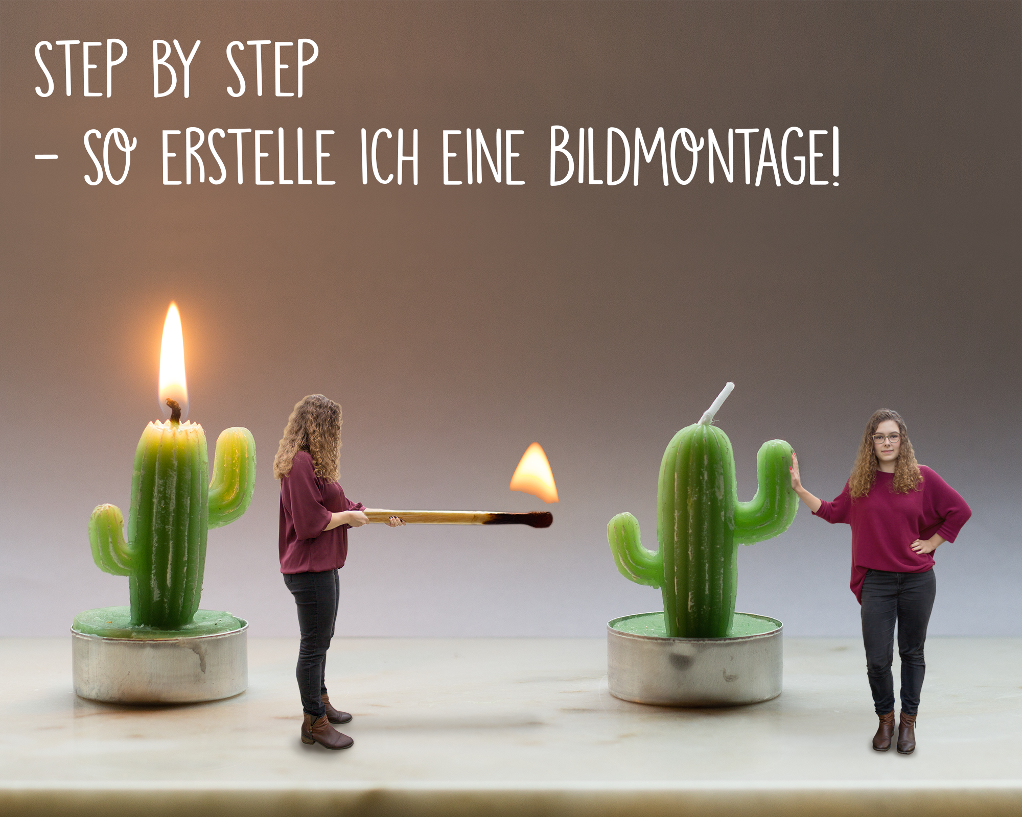 Cover Bildmontage Kerzen