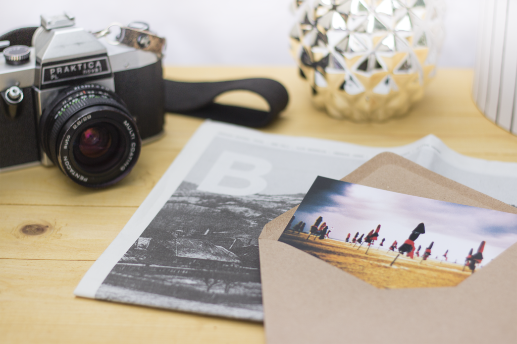 #Kwerbox Nr.11 Künstlermagazin BUNT Postkarte Lomoherz