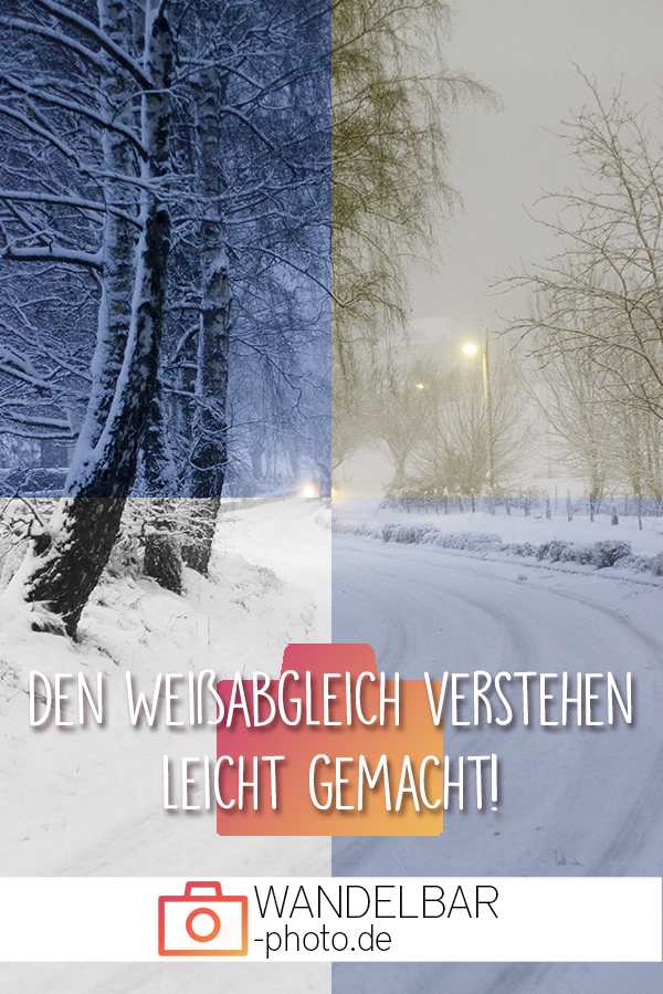 So einfach funktioniert der Weißabgleich! Schnee schneeweiß fotografieren.