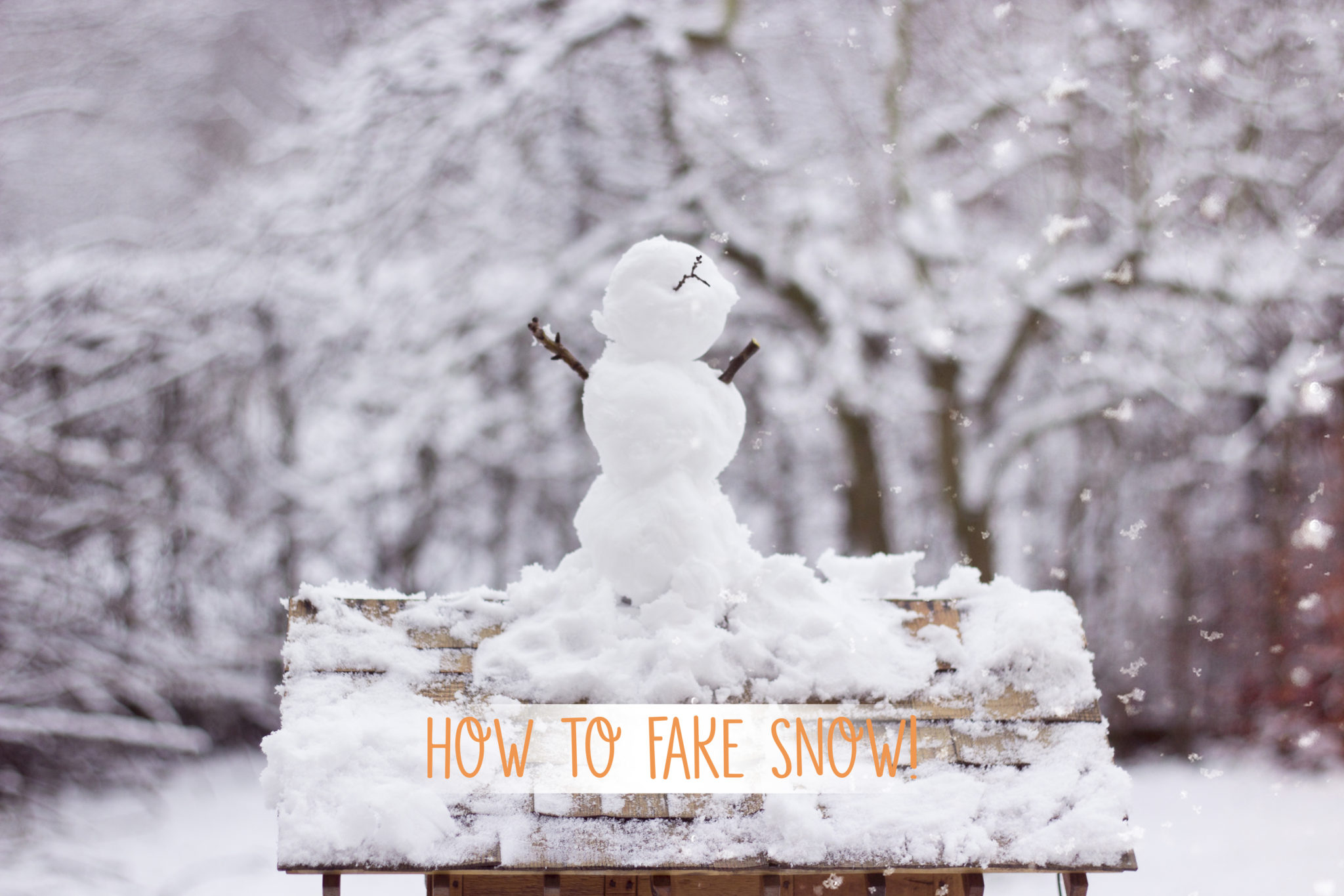 How to Schneefall faken