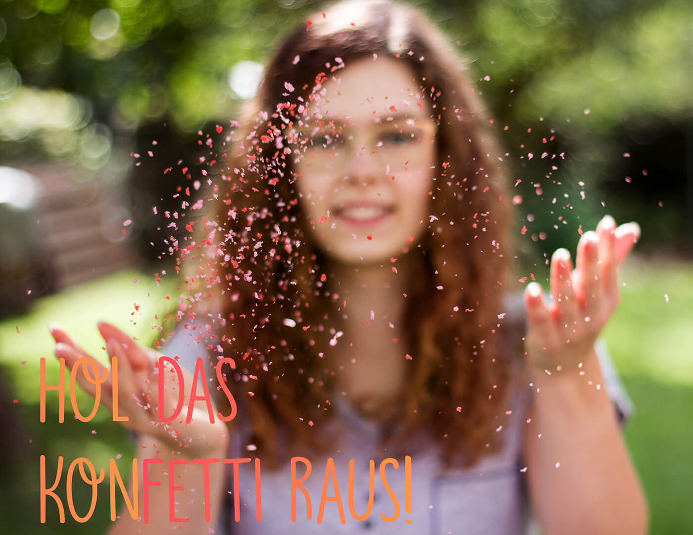 Konfetti Selbstportrait Vorschau