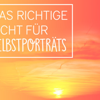 Richtige Licht Selbstporträts