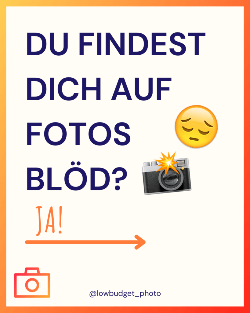 Auf Fotos gut aussehen: Tipp